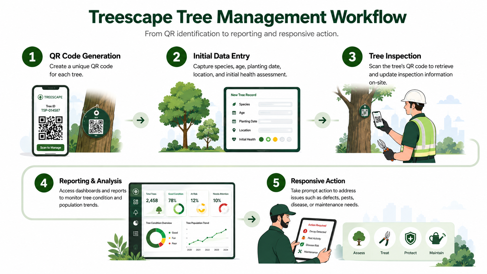 Treescape management Work flow